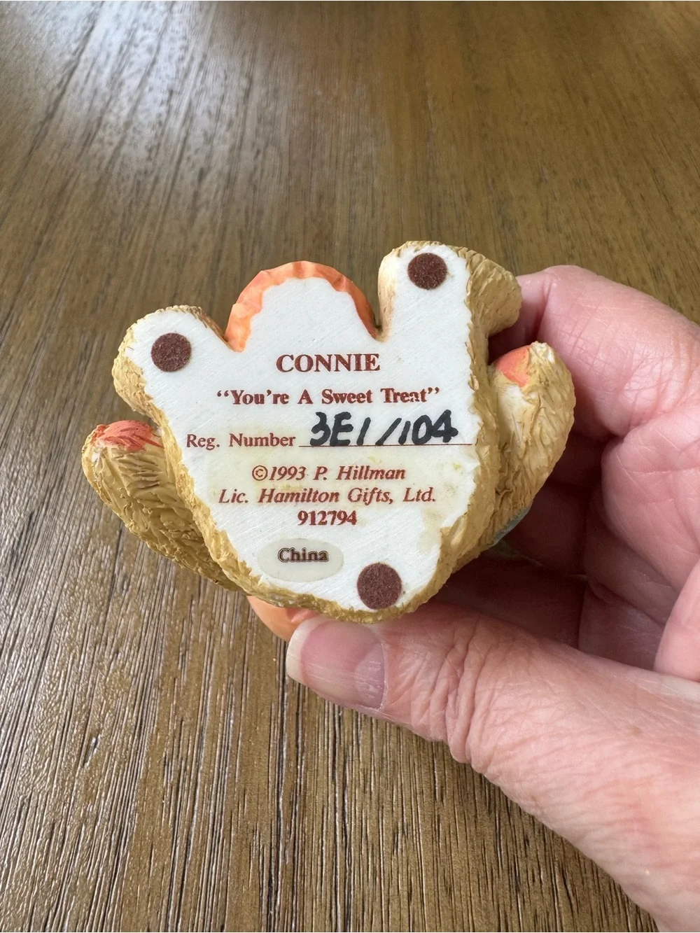 Cherished Teddies Halloween Connie Figurine!